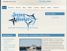 Tablet Screenshot of jerseyhookercharters.com